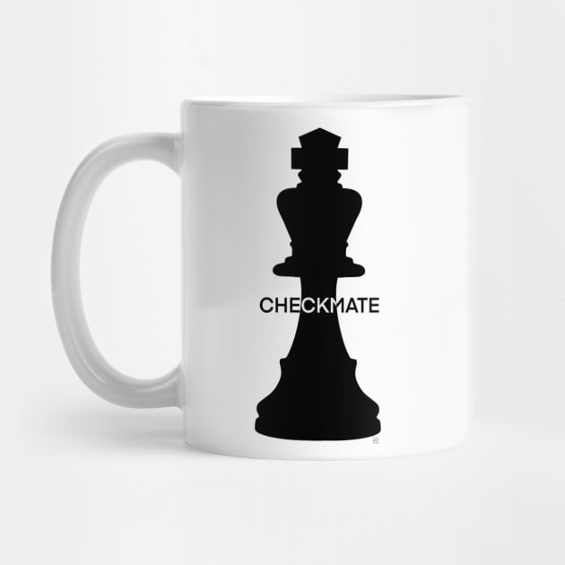 Checkmate king chess figure by nasia9toska